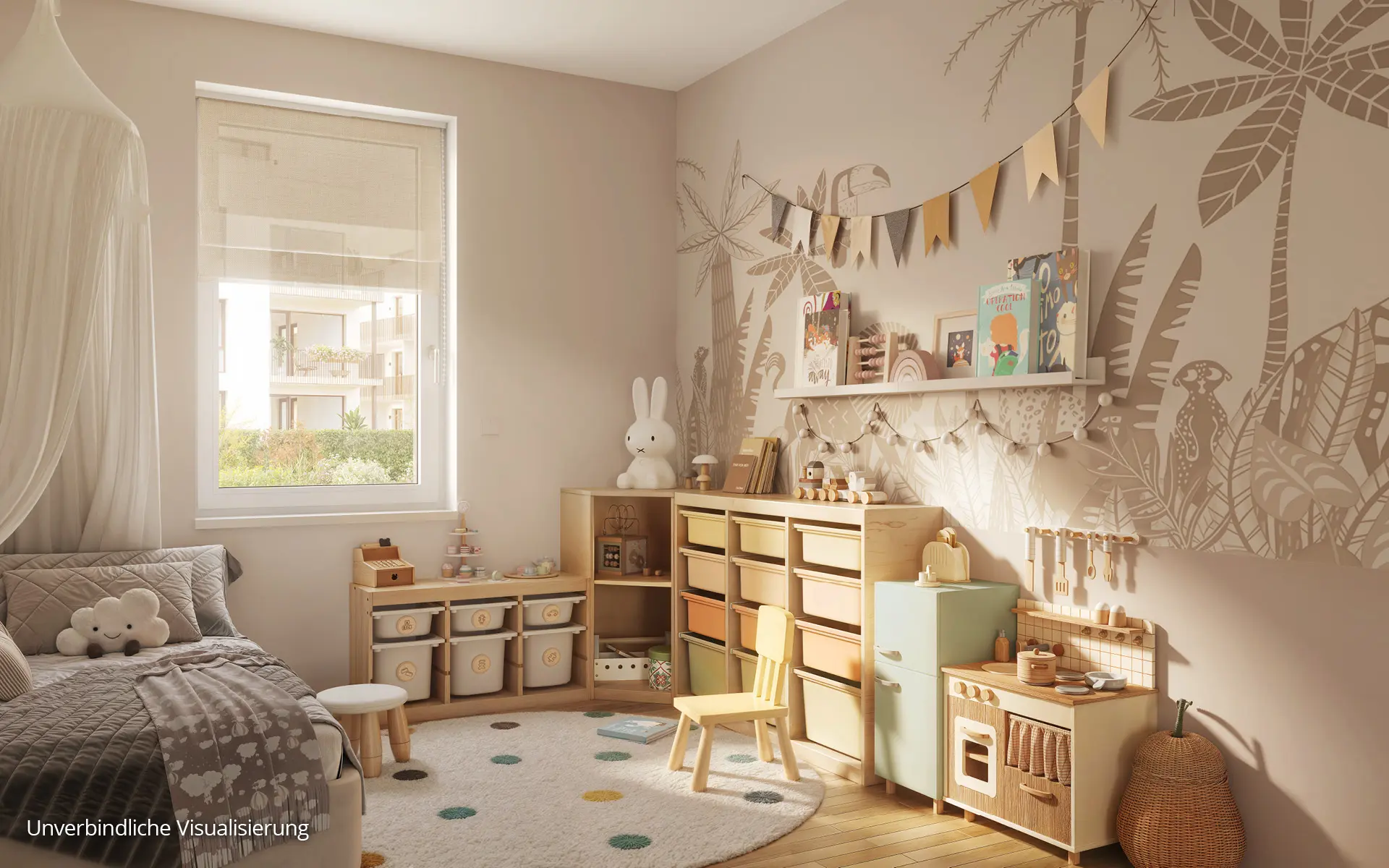 Floragärten Naunhof Innenvisualisierung eines Kinderzimmers