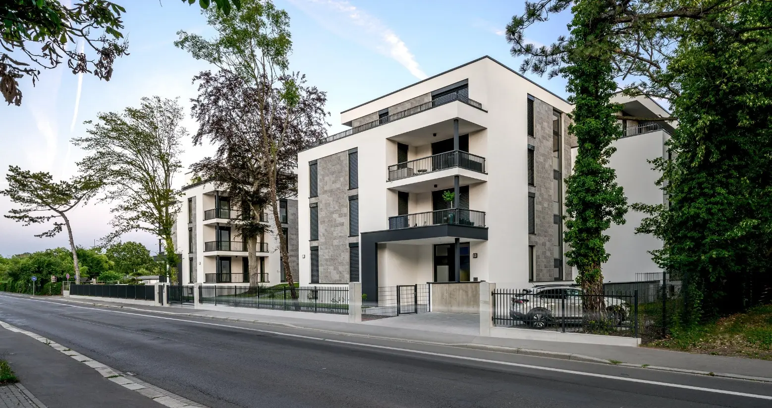 Architektur des Luxus Penthouses am Leipziger Auwald